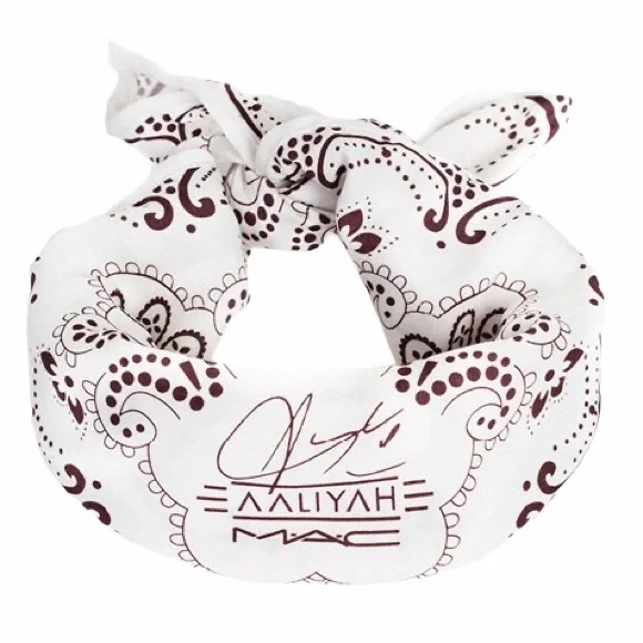 MAC Aaliyah Collectible Bandana The MAC Cosmetics x Aaliyah Collection Is Real and Coming  main image 3